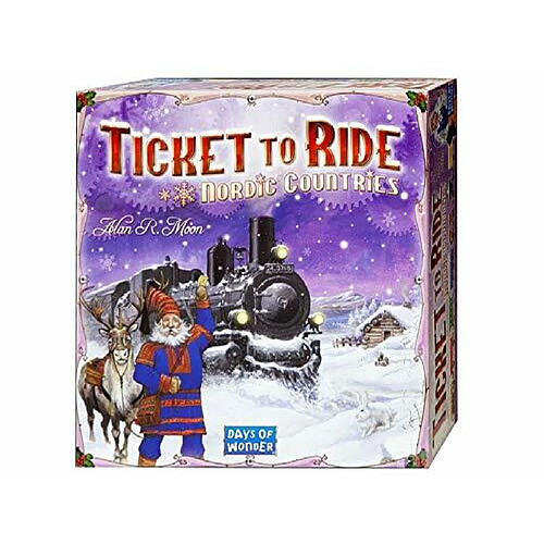 Jeu de sociAtA Ticket to Ride Pays nordiques Jeu de sociAtA familial Jeu de sociAtA pour adultes et famille Jeu de trains 8 ans et plus Pour 2 A 3 joueurs Temps de jeu moyen 30-60 minutes RAalisA par Days of Wonder