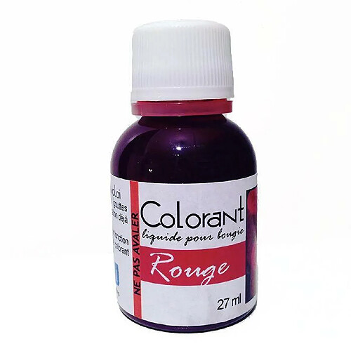 Graines Creatives Colorant pour bougie 27 ml - Rouge