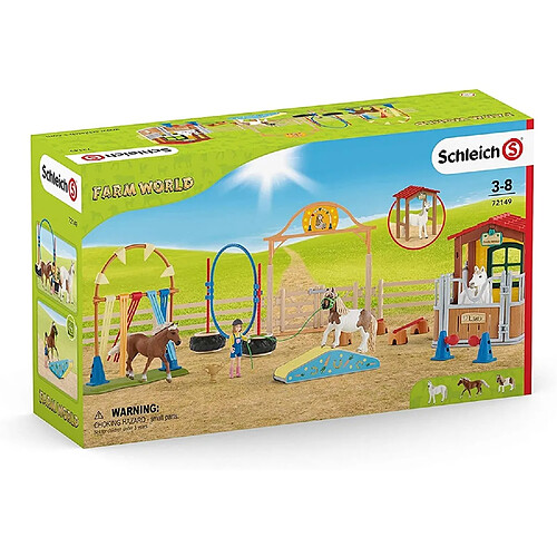 Schleich Farm World - Agilité au box à cheval