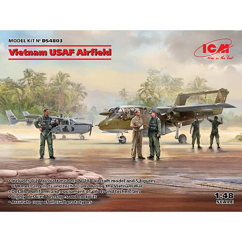 Icm Maquette Avion Vietnam Usaf Airfield