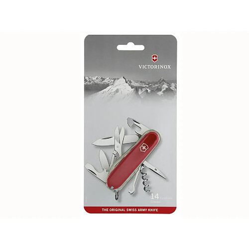 VICTORINOX - 1.3703.B1 - BLISTER VICTORINOX CLIMBER ROUGE