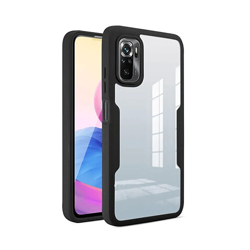 PHONECARE Coque Anti-Crash 360 Protection Résistant aux Chocs Avant et Arriére pour Xiaomi Poco M5S - Noir