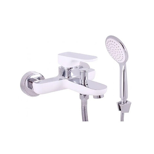 Rav Mitigeur baignoire YUKON en chrome & blanc