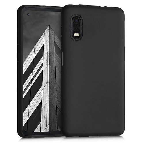 Htdmobiles Coque pour Samsung Galaxy Xcover Pro - housse etui silicone gel fine + verre trempe - NOIR