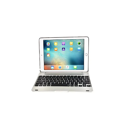 YP Select Clavier Bluetooth sans fil amovible pour Ipad Air1 / Air 2 - 9,7 pouces Argenté