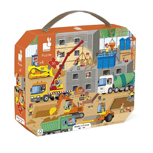 Juratoys-Janod puzzle les chantiers 36 pieces