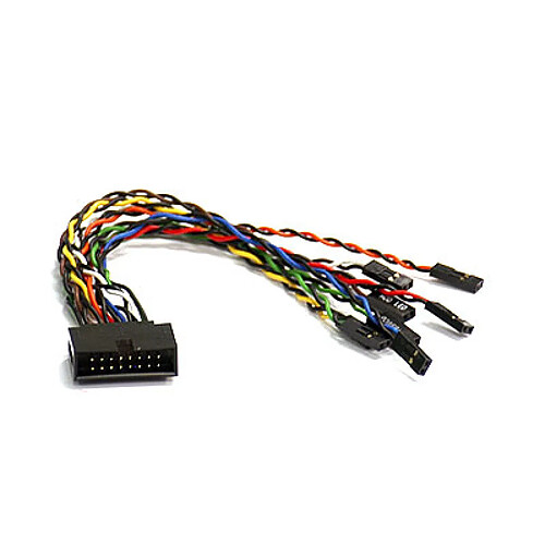 Supermicro Front Panel Switch Cable 16-pin Argent