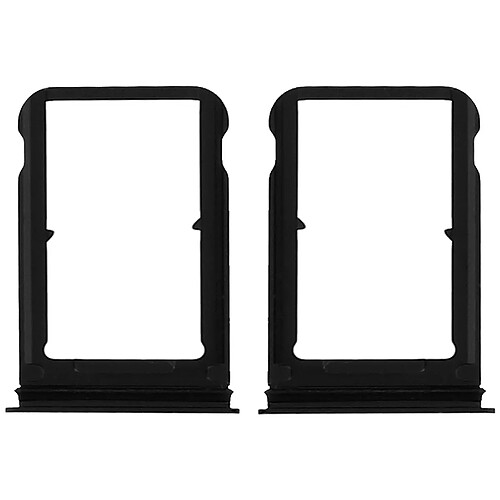 Avizar Tiroir SIM Xiaomi Mi 8 , Xiaomi Mi 8 Pro support double carte nanoSIM - noir