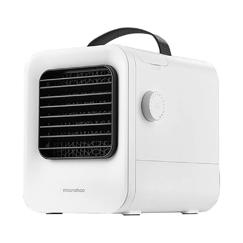 Microhoo MH02A Climatisation USB Portable Ventilateur de Refroidissement 2,5 m/s Purificateur d'Ions Négatifs Refroidisseur d'Air Régulation de Vitesse en Continu pour le Bureau à Domicile