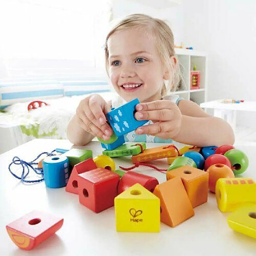 Hape International Hape - E1019 - Jeu De Construction - Formes À Enfiler