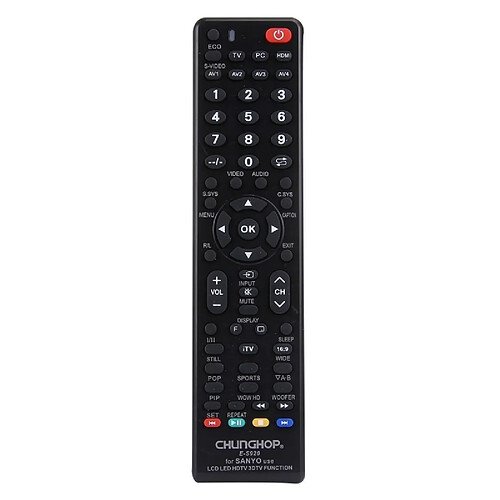 Wewoo Télécommande universelle TV pour SANYO LED TV / TV LCD / HDTV / 3DTV