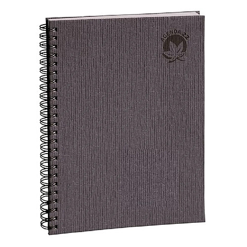 Agenda Exacompta Eurotime 27S Forever Gris - 21 x 27 cm - 2022