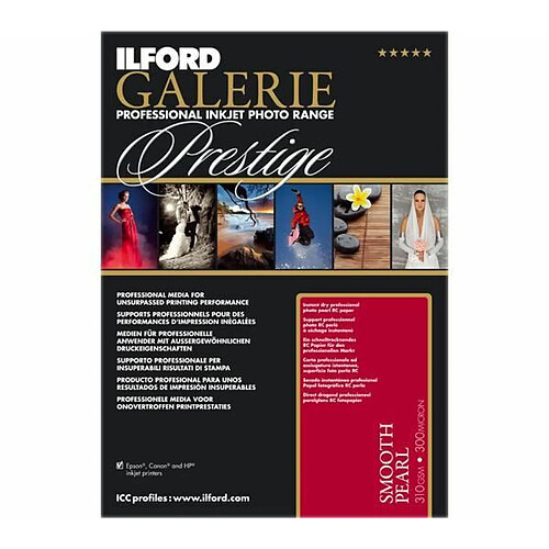 Ilford Papier photo GALERIE Prestige Smooth Pearl - A3+ - 310 g/m2 - 25 feuilles