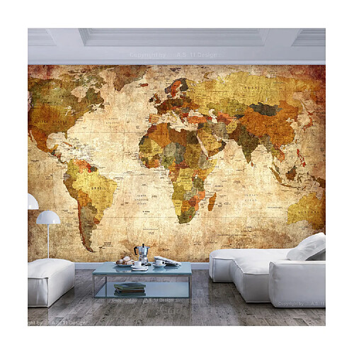 Artgeist Papier peint - Old World Map [350x245]