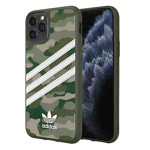 Adidas Coque pour iPhone 11 Pro Découpes Précises 3 Stripes Camo Camouflage