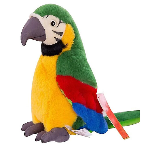 Universal Macaw Parrot Plush, Red Bird Stuffed Animal Plush Toy Doll Gifts For Kids(Green)