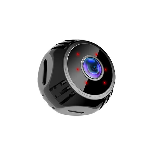 Chrono Caméra Espion, HD Wi-Fi Mini Caméra Surveillance Intérieure Batterie Longue Durée Caméra de Surveillance sans Fil Vision Nocturne, Noir