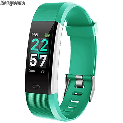 Montre Connectée Smartwatch Marqueune Etanche IP68 Podomètre pour iPhone Samsung Huawei Smartphone Femme Homme Vert