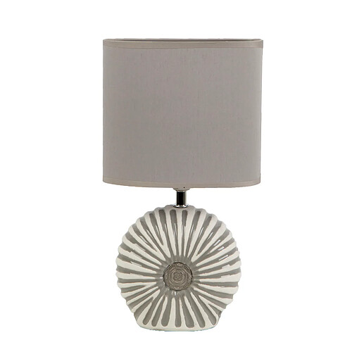 Lampe de bureau Romimex Bleu Gris Céramique 15 x 33 x 8 cm