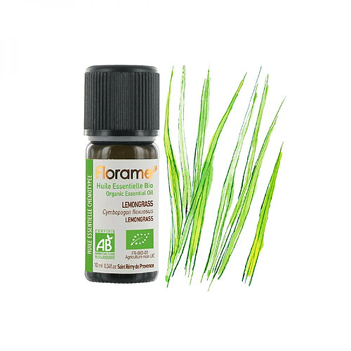 Florame Huile Essentielle - Lemongrass BIO Cymbopogon flexuosus - 10ml