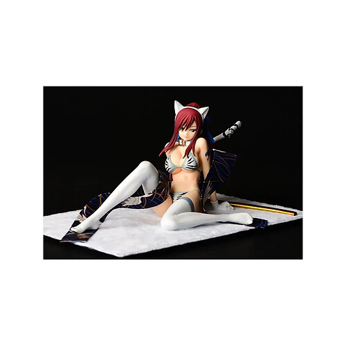 Orca Toys Fairy Tail - Statuette 1/6 Erza Scarlet White Tiger CAT Gravure_Style 13 cm