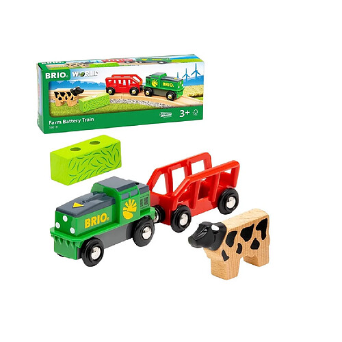 brio 36018 Train a la ferme a pile