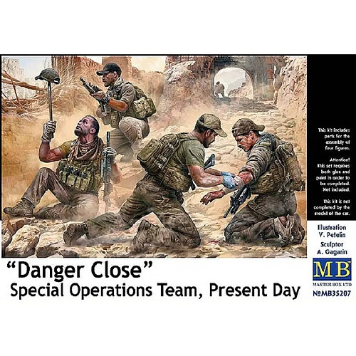 Master Box Figurine Mignature Danger Close - Special Operation Team Present Day