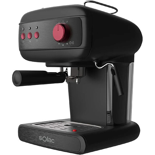 Solac machine à expresso de 1,5L de 20 bars 850W noir rouge