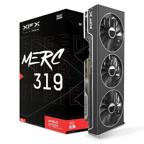 Carte Graphique XFX MERC319 16 GB RAM AMD RADEON RX 7800 XT