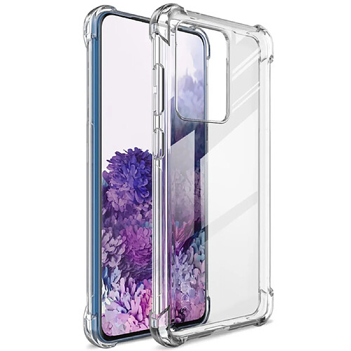 Coque en TPU anti-chute souple transparent pour votre Samsung Galaxy S20 Ultra 5G