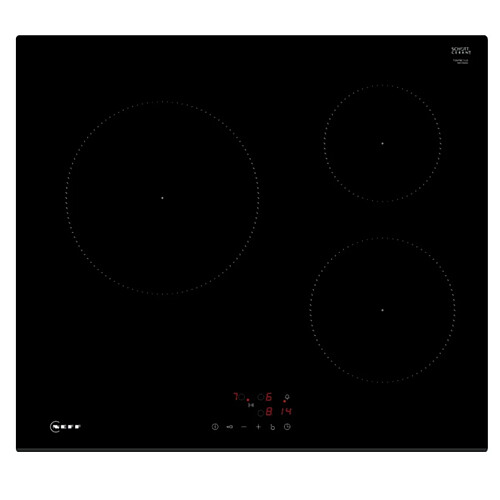 Table de cuisson induction 60cm 3 feux 4600wnoir - T36FBC1L0 - NEFF