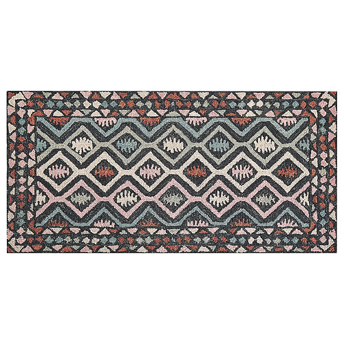 Beliani Tapis en laine 80 x 150 cm multicolore HAYMANA