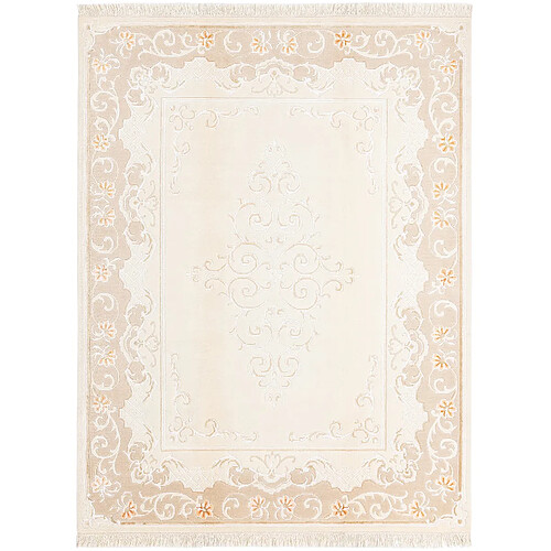 Vidal Tapis de laine 244x180 beige Darya