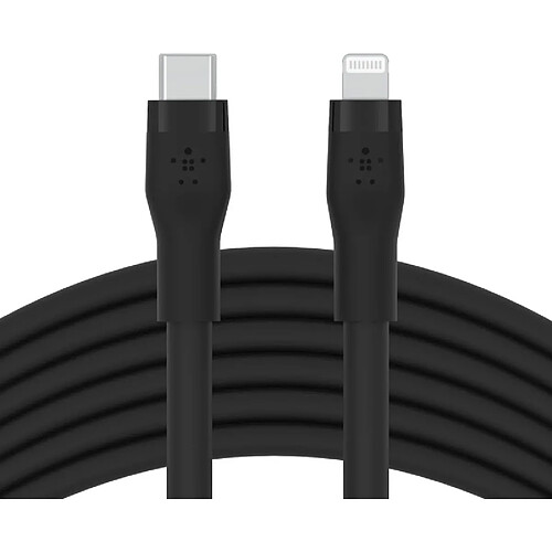 Belkin Câble USB-C vers Lightning BoostCharge Flex en silicone (3 m), certifié