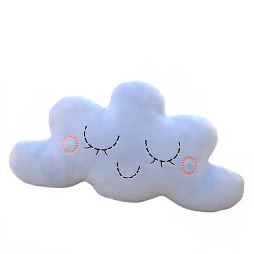 Universal 60cm nuage peluche coussin canapé souple coussin de repos enfant bébé enfant fille cadeau kawaii coussin peluche ciel collection | coussins de luxe (bleu)