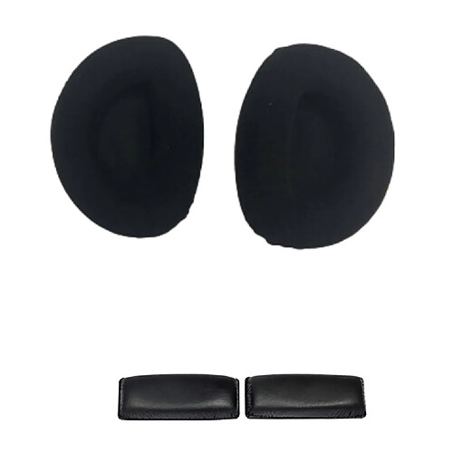 INF Oreillettes et bandeau de remplacement pour Sennheiser RS160 RS170 RS180 Black