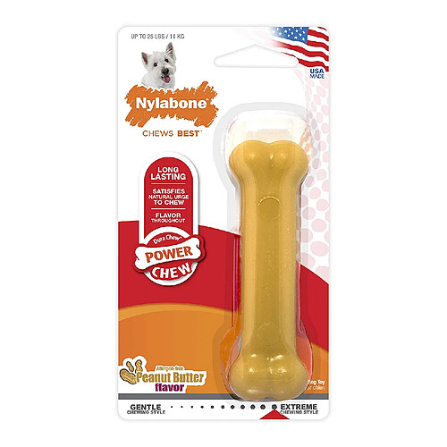 nylabone Dura Chew Beurre de Cacahuète pour Chien Regular