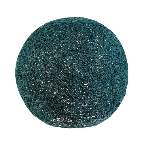 Home Deco Light Suspension boule colorée 30 cm bleu.