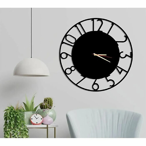 DEKORY Salcedo Horloge Murale en Métal 50cm