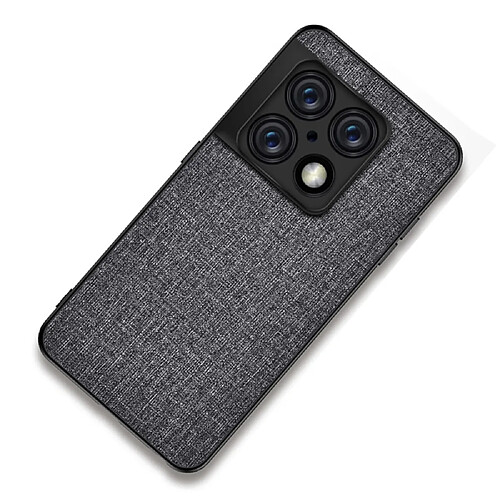 Coque en TPU + PU gris pour OnePlus 10 Pro 5G