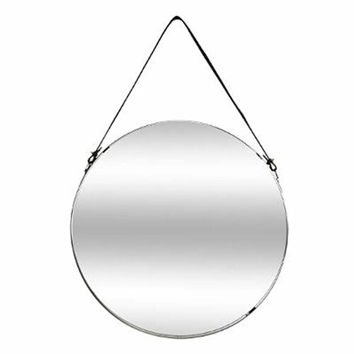 Miroir Mural Design en Métal Belt 38cm Noir