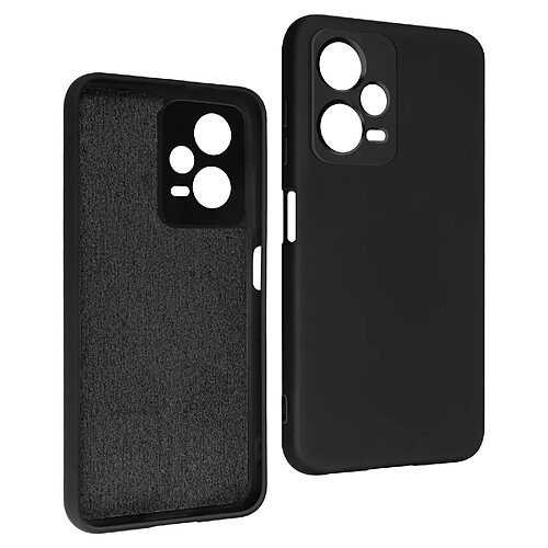 Avizar Coque Noire pour Xiaomi Redmi Note 12 Pro et Redmi Note 12 Pro Plus