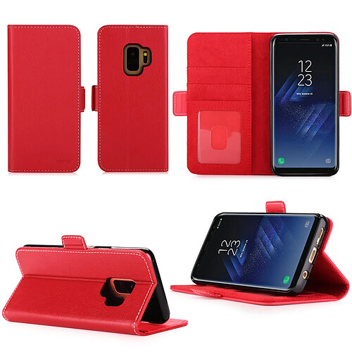 Xeptio Samsung Galaxy S9 housse rouge