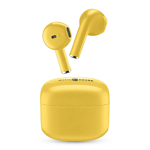 Cellular Line Cellularline Music Sound Swag Auricolari Wireless Earphones Bluetooth Giallo