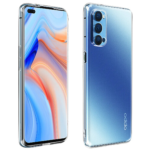 Avizar Coque Oppo Reno 4 Protection Flexible Fine et Légère Transparent