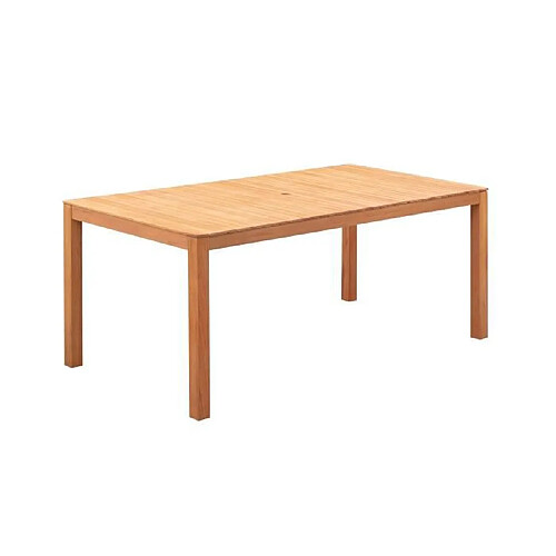 Cstore Table de jardin 6 personnes - 180 x 90 x H.74 cm - En bois d'acacia naturel