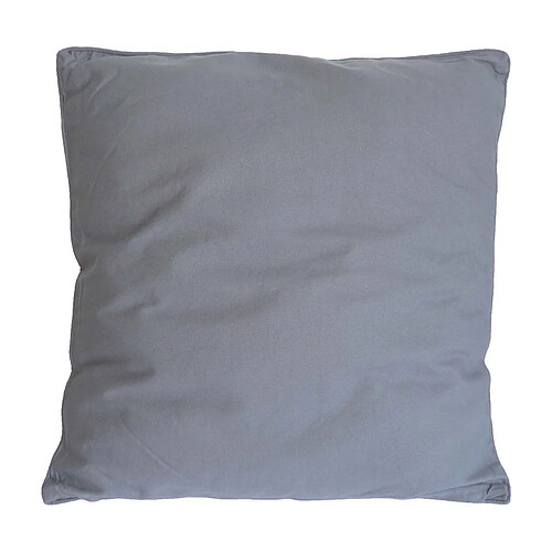 Jardindeco Coussin carré pour dossier de canapé 60 cm gris.