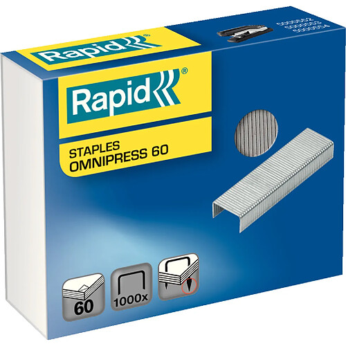 Rapid Agrafes Omnipress 60, galvanisé ()