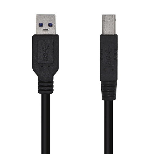 Câble USB Aisens A105-0444 Noir 2 m (1 Unité)