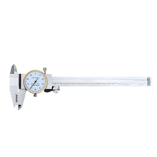 Micromètre de jauge de calibre Vernier en acier inoxydable mesure 0.01mm 0-6inch